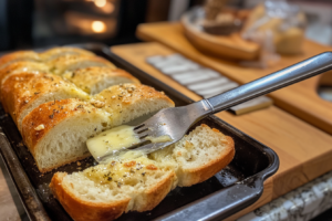 A_loaf_of_frozen_garlic_bread_on_
