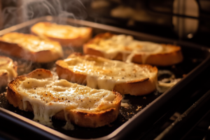 Refrigerating Cheesy Garlic Bread

